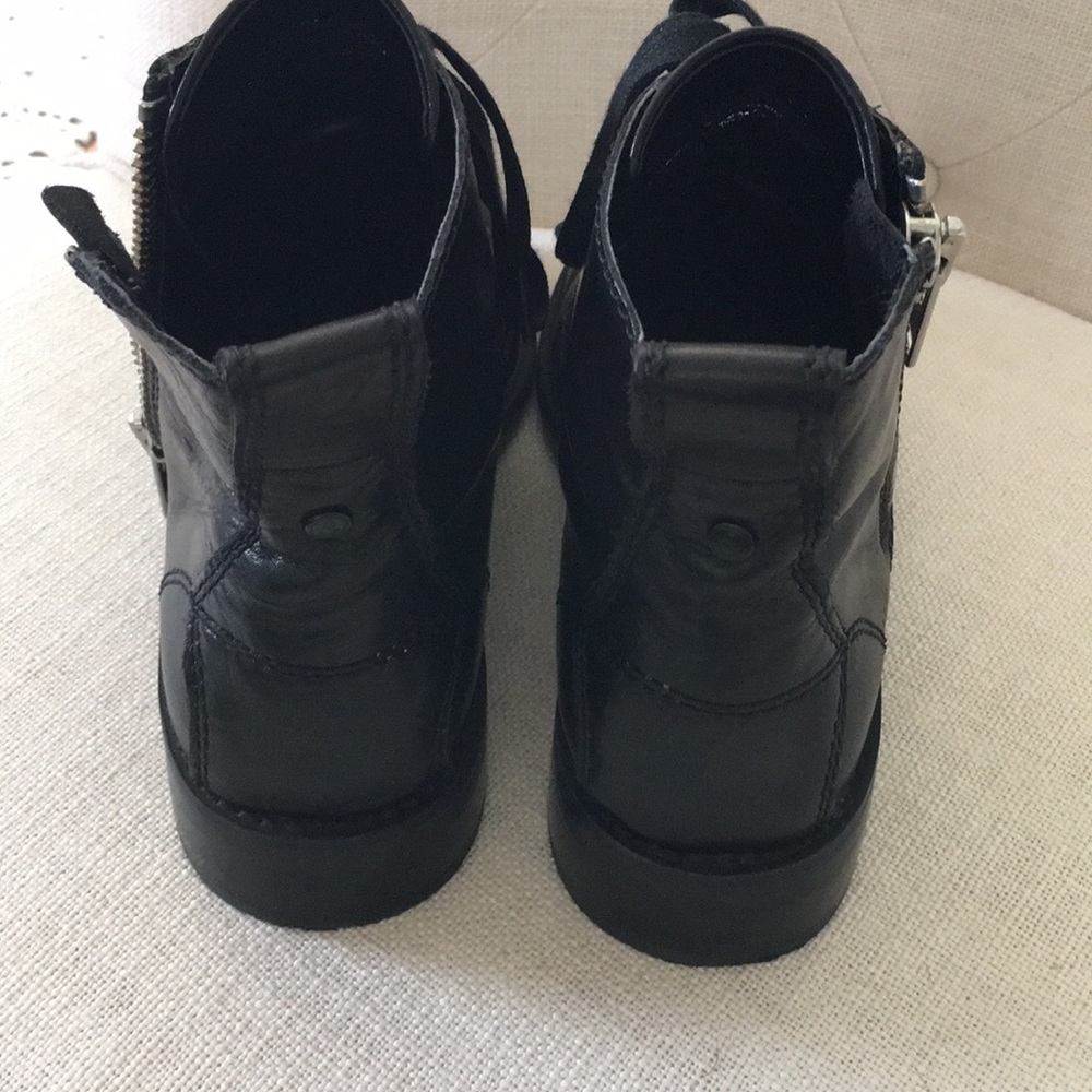 Treasure & Bond lace up leather combat booties - Picture 6 of 6